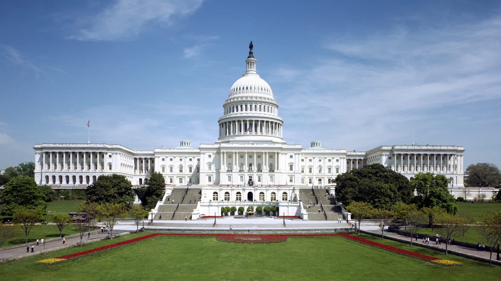 West front of the United States Capitol building in Washington, D.C.