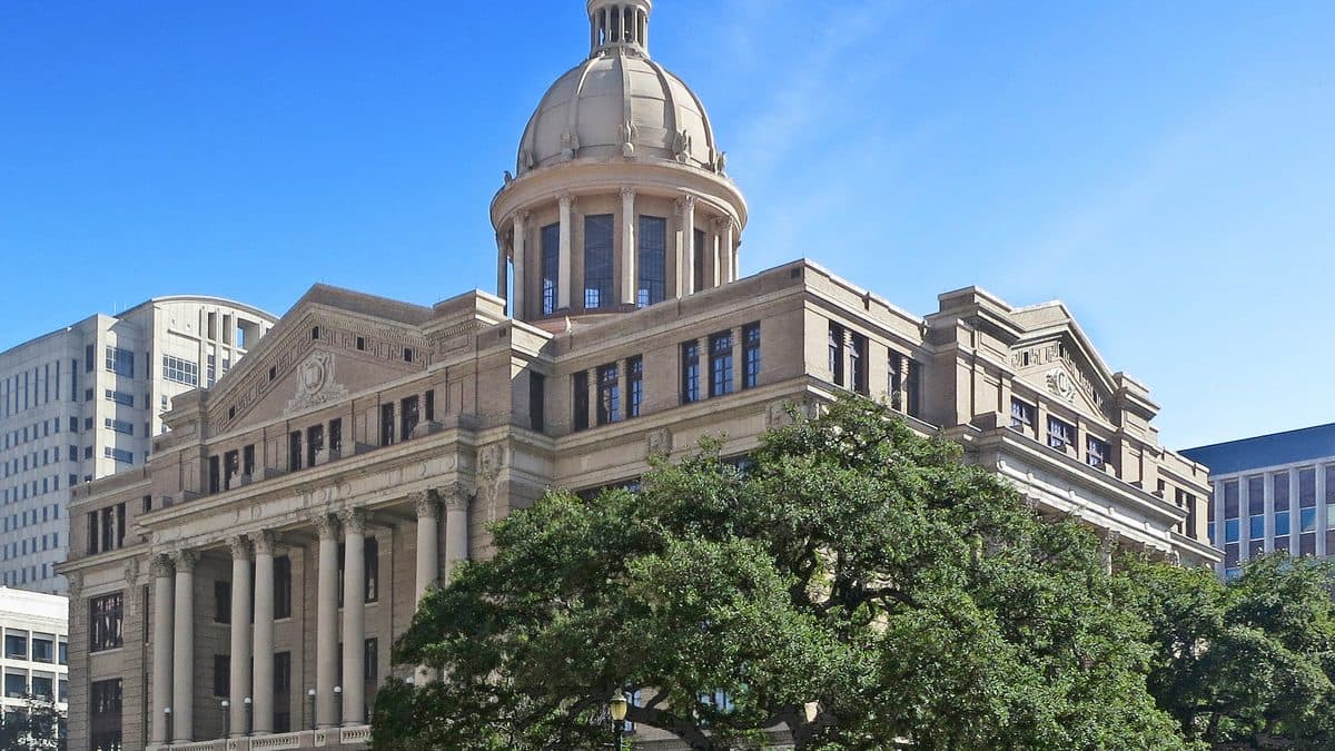 The 1910 Harris County Courthouse in Houston, Texas
